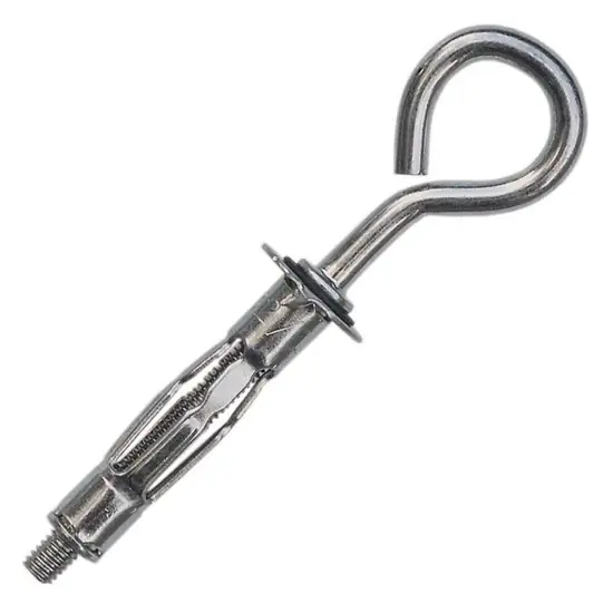 Autentikus Molly gipszkartontipli fém + szem, M4x32mm