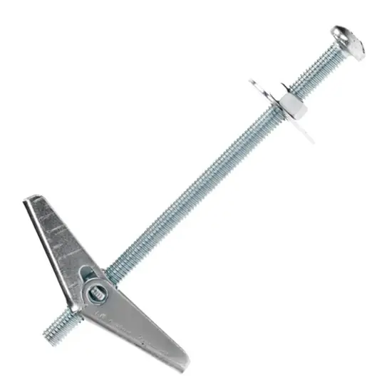 Wkret-met rugós billenőhorog gipszkartonhoz, M4x75mm Kiárusítás