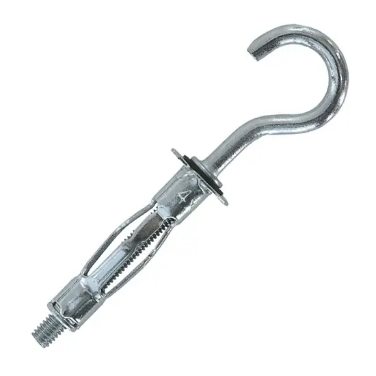 Prémium Molly gipszkartontipli fém + kampó, M4x32mm