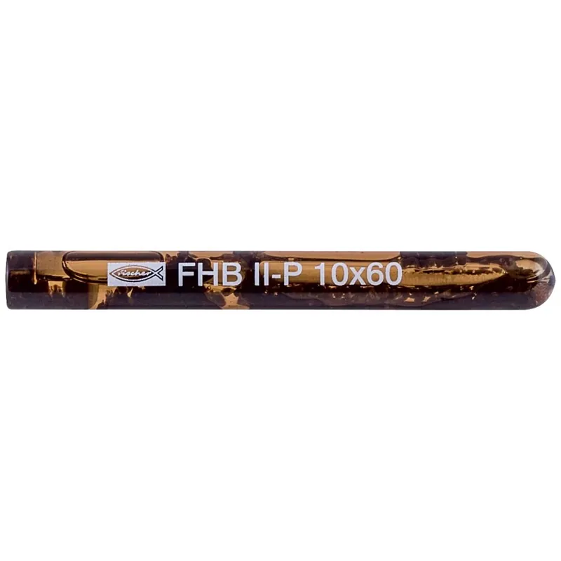 Pénzvisszafizetés Fischer FHB II-P ragasztópatron 10x60mm, 10db