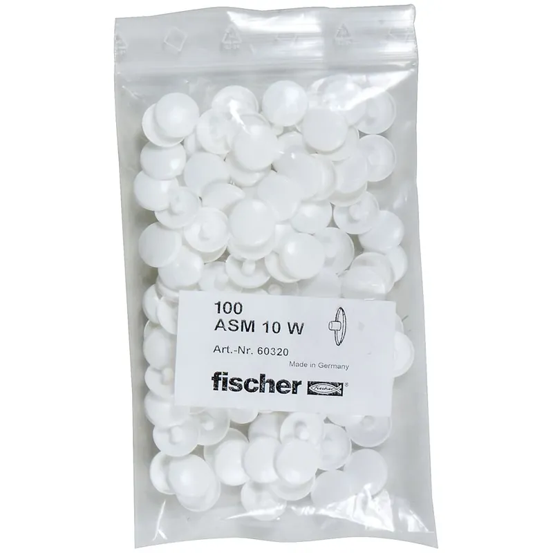 Fischer fedősapka, ASM 10 W, 100db Újdonság
