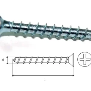 Stalco horganyzott ablaképítő csavar, 4.0x30mm, 1000db Rendeld meg most