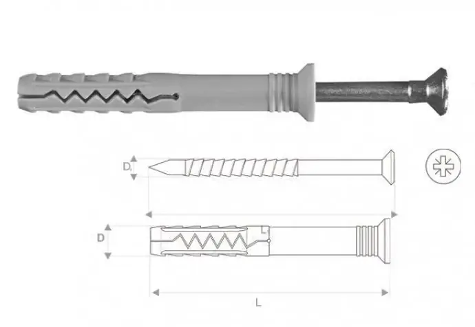 Ajánlat Stalco beütődübel szeggel, 8x140mm/4.8x145mm, 100db