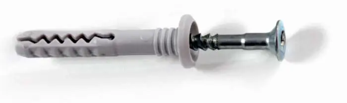 Alacsony ár Stalco keretrögzítő PP dübel, süllyesztett fejű csavarral 6x40mm, 3.8x44mm