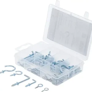 Olcsó BGS-88136 Csavaros kampó készlet 80db