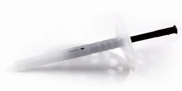 Autentikus Stalco műanyag szigetelés rögzítő, műanyag tüskével, 10x100mm, 100db