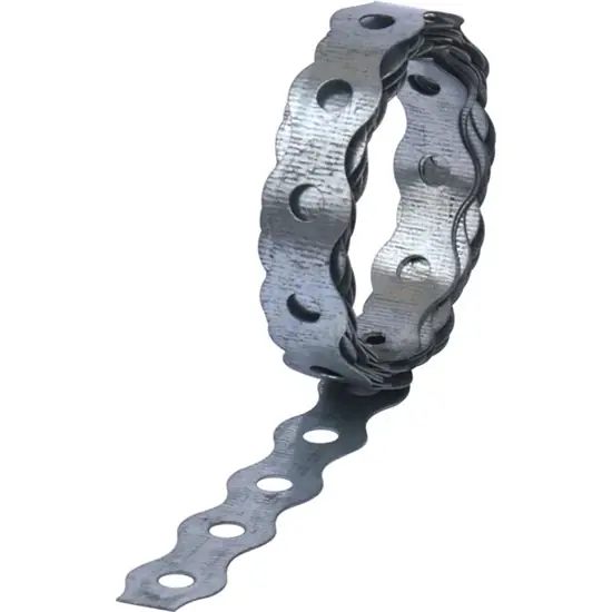 Olcsó Függesztő szalag 12/0,5mm, lyuk D=5, 10m,