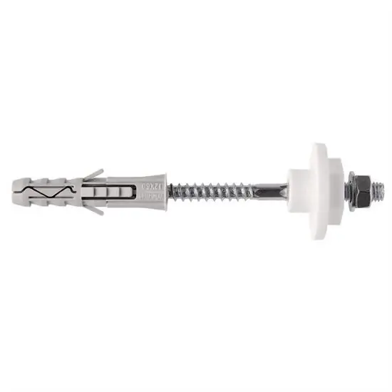Alacsony ár Wkret-met szaniter rögzítő garn. fehér, M10x140 (14x80-as tipli)