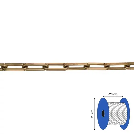 Rendeld meg most Esőlevezető lánc műanyag, barna 10mm (10fm)