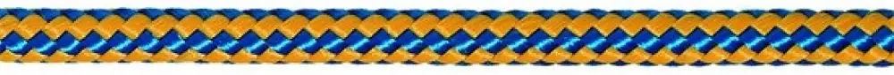 Népszerű Fonott kötél, kék-sárga, 6mm