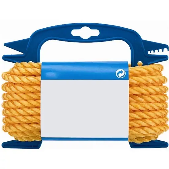 Prémium Sodrott kötél D=6, PP, válfás, narancs, 20m