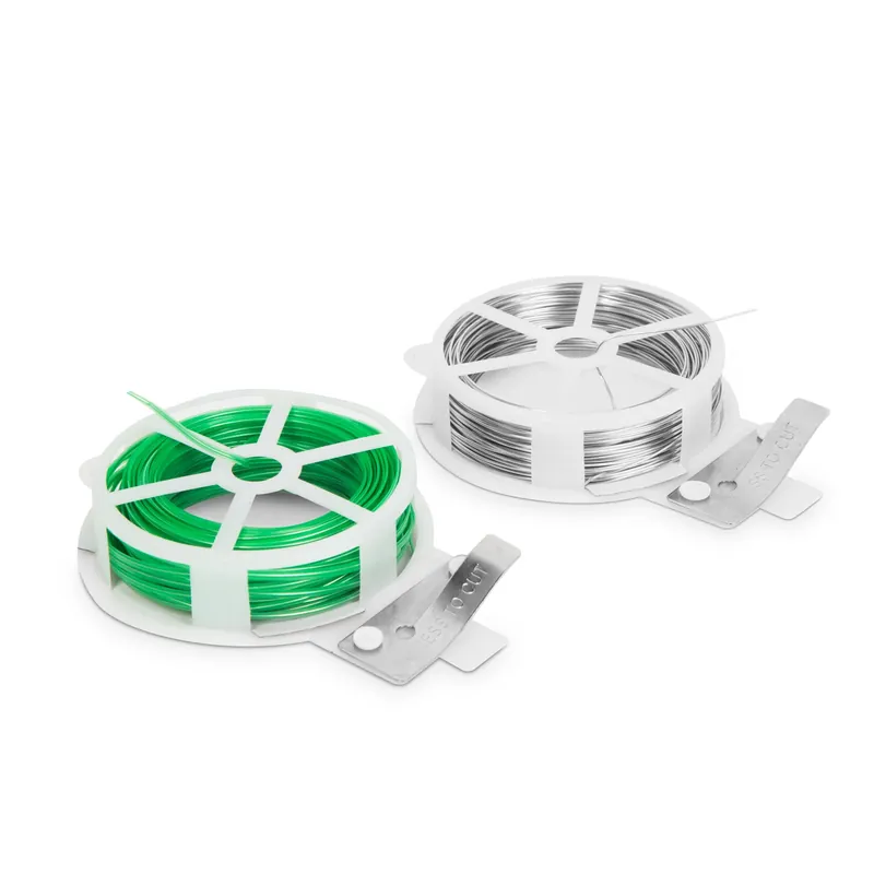 Újdonság Kötöző/vágó fémhuzal tekercs szett vágókéssel