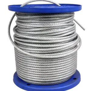 Tracon drótkötél PVC bevonattal, 5mm Gyors szállítás