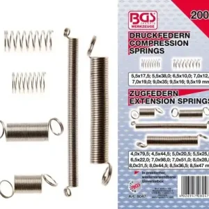 Rendeld meg most BGS-8047 Rugó készlet 200-részes