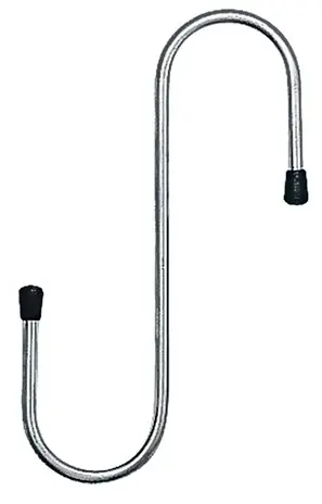 Expressz szállítás S-horog bliszterben, horganyzott, 200x58mm, 6mm