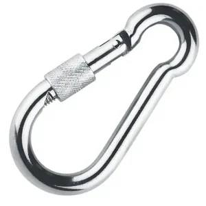 Expressz szállítás Karabiner, menetes, horganyzott, 7x70mm