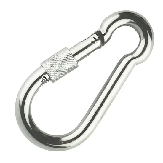 Ingyenes szállítás Menetes karabiner, horganyzott, 8x80mm