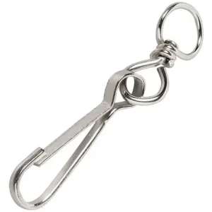 Kiárusítás Simplex karabiner bliszterben, forgó, nikkelezett, 60mm