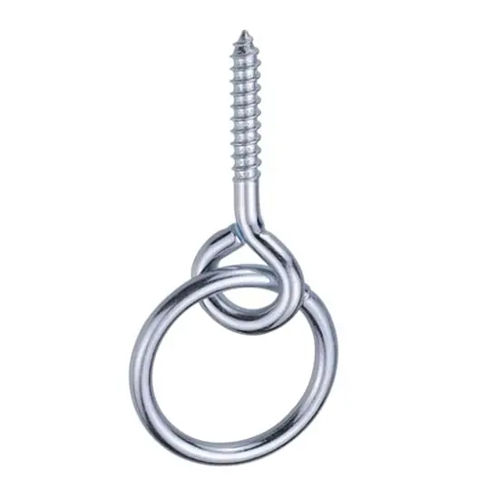 Prémium Szemescsavar kötélkarikával, horganyzott, 7.6x92/7x65mm