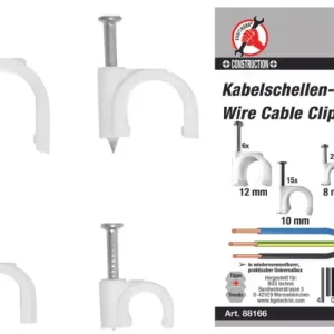 Ingyenes szállítás BGS-88166 Kábelrögzítő készlet 71 részes