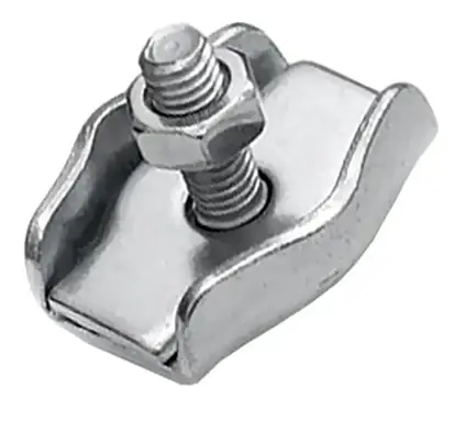 Ingyenes szállítás Kötélszorító bliszterben, horganyzott, szimpla, 6mm