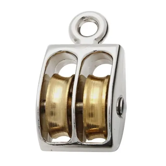 Expressz szállítás Kötélcsiga dupla, fém görgő, 35mm, 200kg