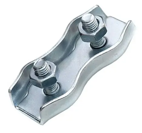 Kötélszorító bliszterben, horganyzott, dupla, 6mm Ingyenes szállítás