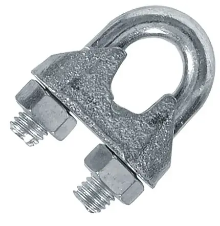 Népszerű Kötélszorító bilincs bliszterben, horganyzott, 3mm