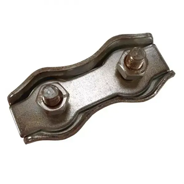 Kötélszorító, dupla, horganyzott, 6mm Népszerű