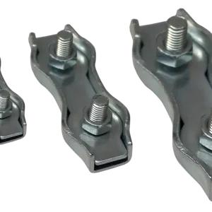 Prémium Tracon sodronyszorító bilincs, dupla, acél, M4, 0-6.4mm