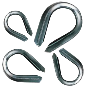 Tracon kötélszív kötél-és sodronyvégződések kialakítására, acél, 6-7mm Pénzvisszafizetés