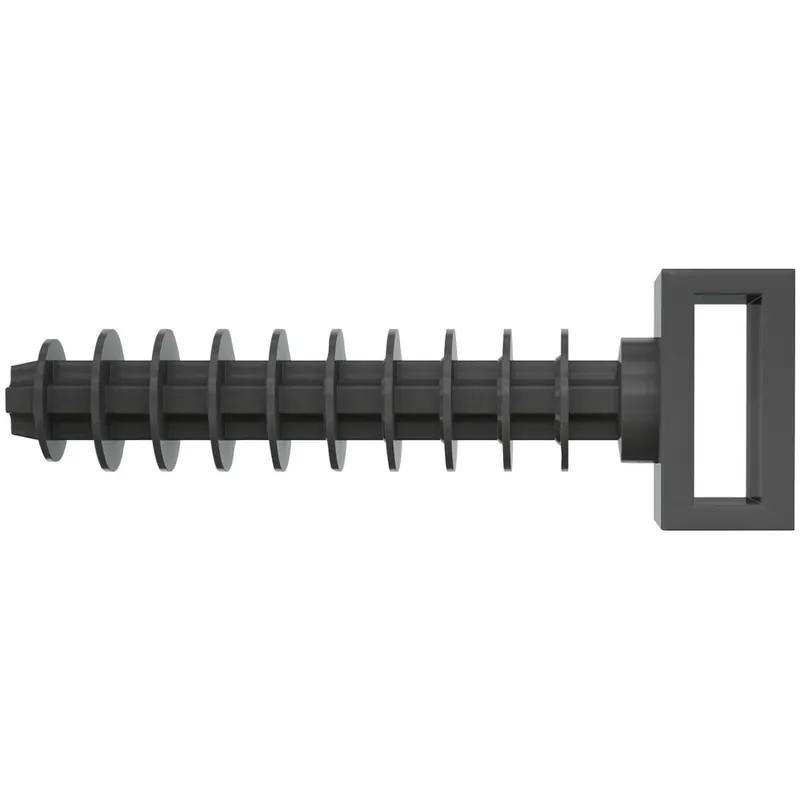 Eredeti Fischer FCTP-B kábelrögzítő, fekete, 100db