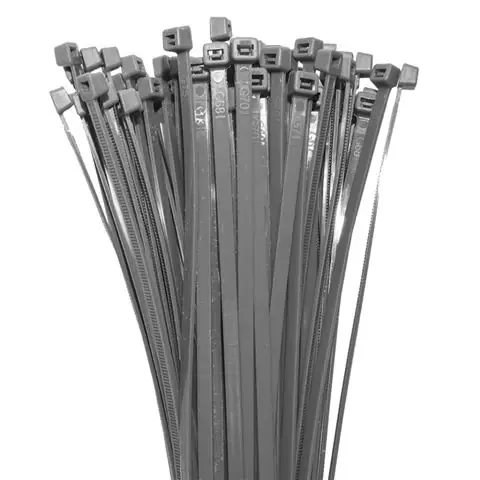 Gyors szállítás Gyorskötöző, kábelkötegelő, oldható, szürke, 3.6mm, 100db