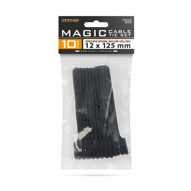 Kiárusítás Handy 05510 tépőzáras vezetékkötegelő, 10db, 125mm