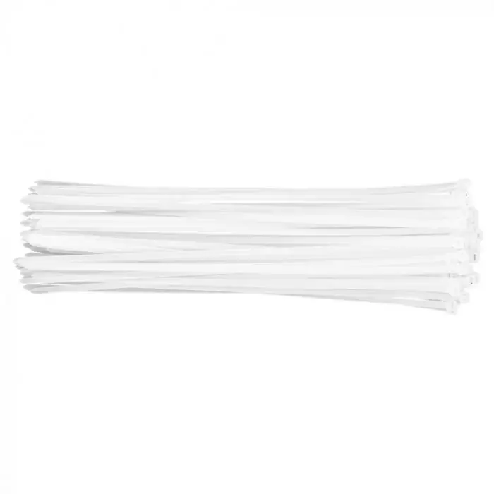 Topex kábelkötegelő, fehér, 7.6x500mm, 75db Gyors szállítás