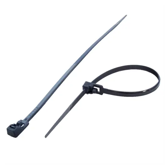 Kábelkötegelő, oldható 7.2x300mm, fekete Pénzvisszafizetés