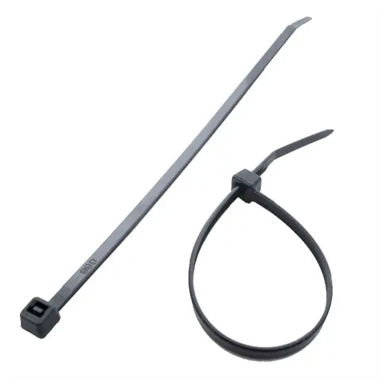 Kábelkötegelő, fekete, 200x3.5mm Expressz szállítás