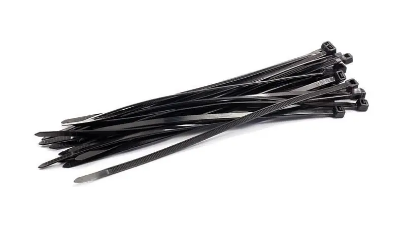 Eredeti Stalco gyorskötöző, kábelkötegelő, fekete, 7.6x370mm