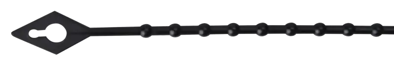 Tracon gyöngyös nyitható kábelkötegelő, 120x1.3mm, fekete, 100db Alacsony ár