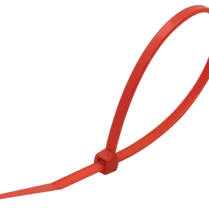 Alacsony ár Tracon normál kábelkötegelő, 3.6x200mm, piros, 100db