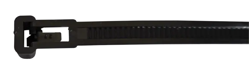 Tracon nyitható kábelkötegelő, 7.6x300mm, fekete, 100db Olcsó