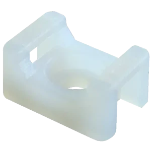 Vedd meg most Tracon kábelkötegelő talp, csavarozható, 2oldalt fűzhető, natúr, 15x10mm, 100db