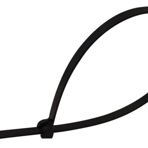 Prémium Tracon UV-álló fémnyelves kábelkötegelő, fekete, 186x4.8mm, 100db