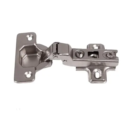 SB félig ráütődő bútorpánt + alátét, nikkel Pénzvisszafizetés