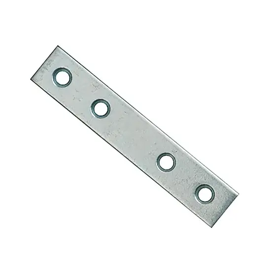 Összekötő lemez, inox, 80x15x2mm Autentikus