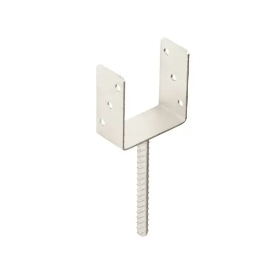 Kedvezmény Betonozható oszloptalp "U",horganyzott, 121x60x120/4 mm, (ET)