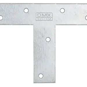 Összekötő T lemez, horganyzott, 14x11x3cm, 2mm Csak ma