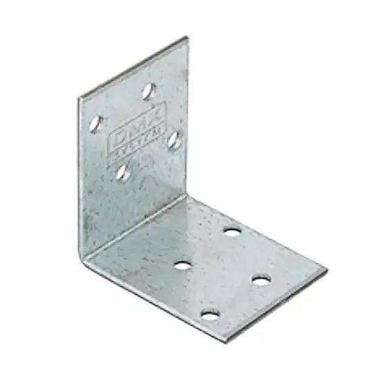 Olcsó Sarokösszekötő lemez, perforált, horganyzott, 50x50x40x2mm