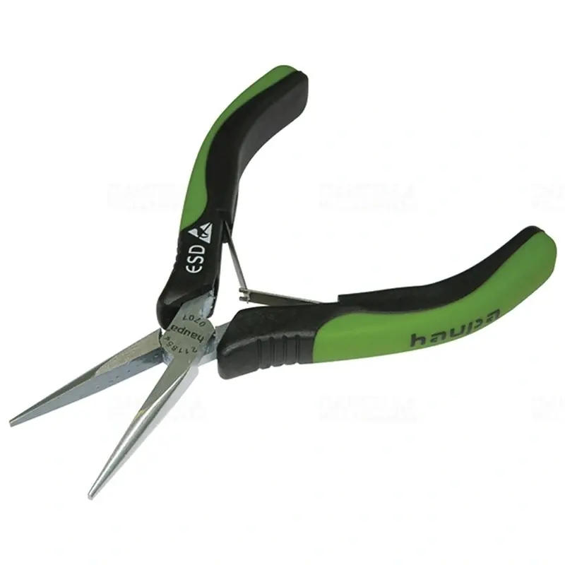 Vedd meg most HAUPA 211854 Elektronikai félgömbölyű fogó 130mm ESD