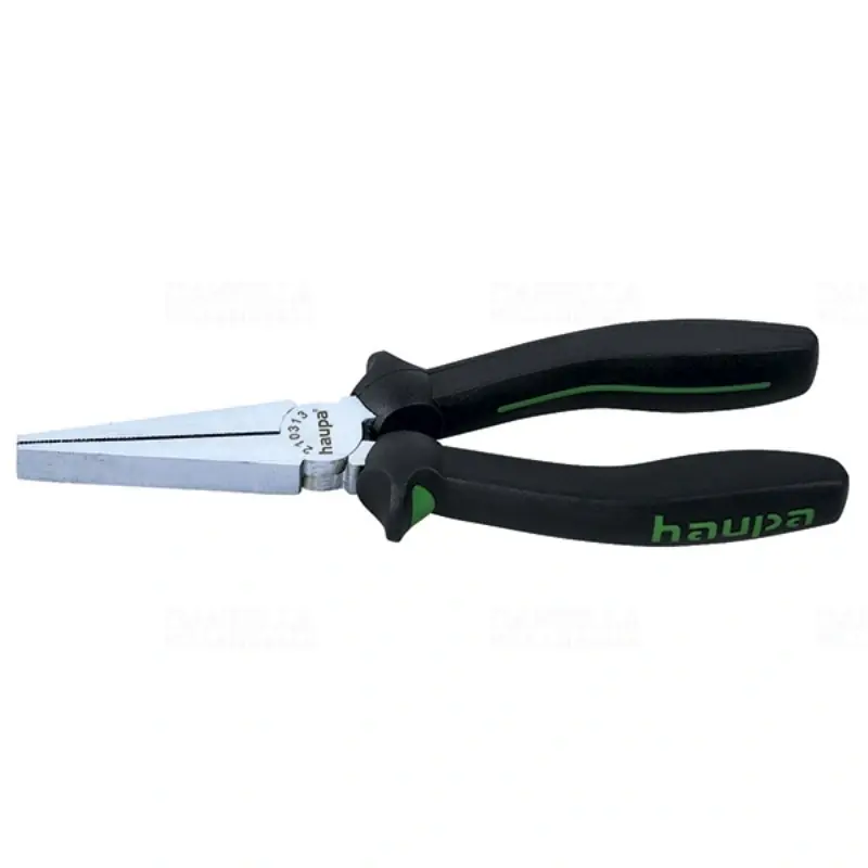 Csak ma Lapos fogó, hosszú pofájú, 2 komponensű nyéllel, 210313 Haupa